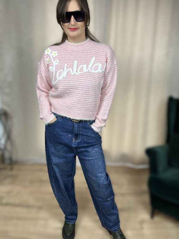 Sweter Lala Jasny Róż