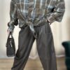 Spodnie brown oversize