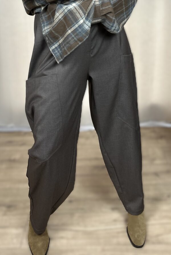 Spodnie brown oversize