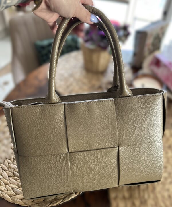 Torba skórzana pleciona 3 Torba skórzana pleciona