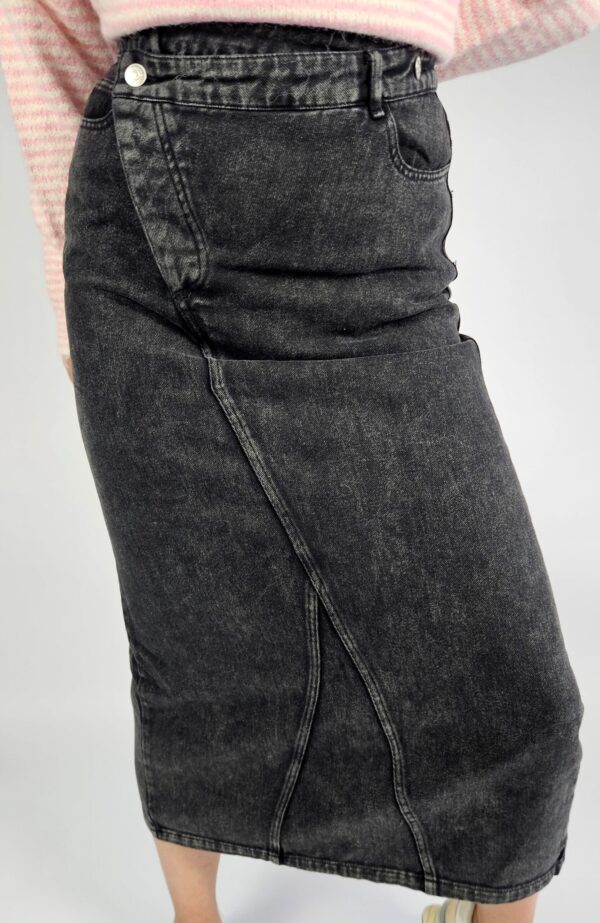 spódnica jeansowa czarna