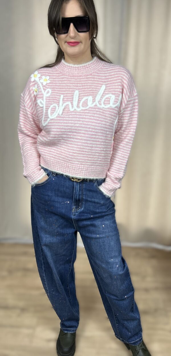 Sweter Lala Jasny Róż