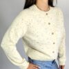 sweter angora kremowy