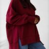 Bluza oversize Gaya bordo