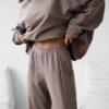 Bluza oversize Lazy jasny brąz