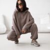 Bluza oversize Lazy jasny brąz