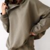 Bluza oversize Lazy oliwka