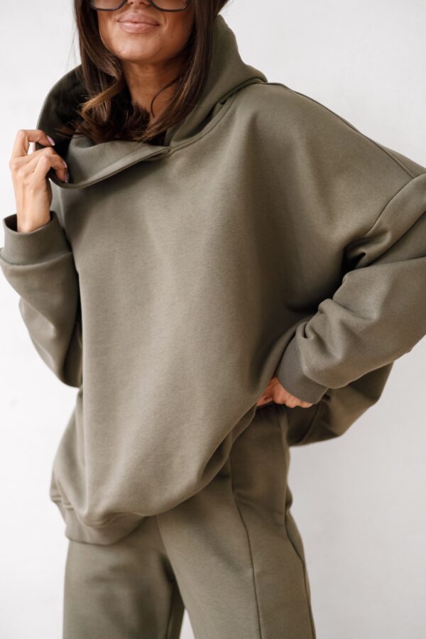 Bluza oversize Lazy oliwka
