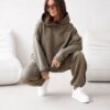 Bluza oversize Lazy oliwka