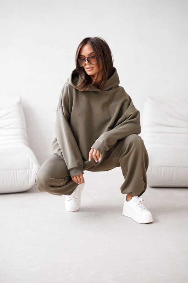 Bluza oversize Lazy oliwka