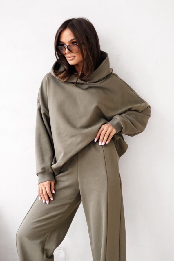 Bluza oversize Lazy oliwka