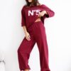 Spodnie jogger Flex bordo