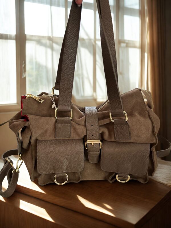 torba skorzana made in poland cargo casual pasek