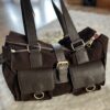 Torba cargo czekolada torba skorzana made in poland cargo casual pasek