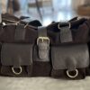Torba cargo czekolada torba skorzana made in poland cargo casual pasek