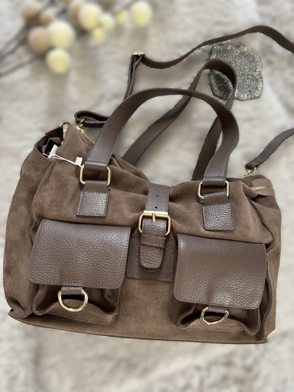 torba skorzana made in poland cargo casual pasek