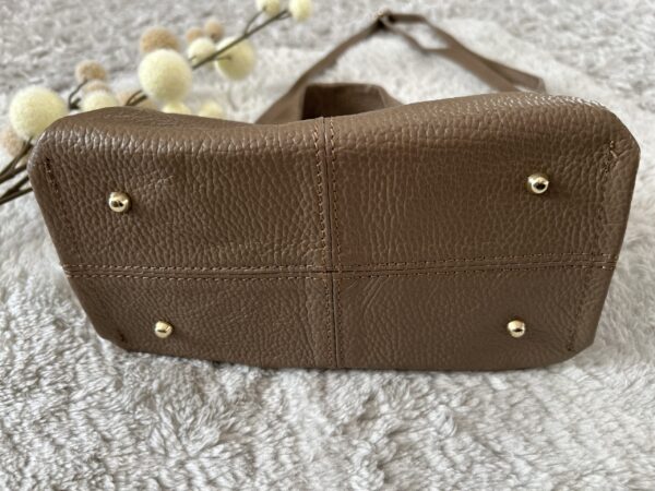 torba pocket bez mała torba made in italy zamsz naturalny na pasku