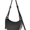 torba Luna Black torba skórzana made in poland na pasku skóra naturalna