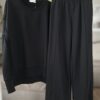 komplet bluza gaya i spoednie flex czarne KOMPLET Bluza oversize Gaya czarna i spodnie Flex